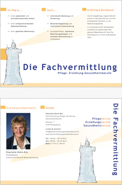 Flyer: Fachvermittlung Gesundheitsberufe B�ckeburg