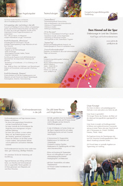 Flyer f�r die Jugenbildungsst�tte Tecklenburg