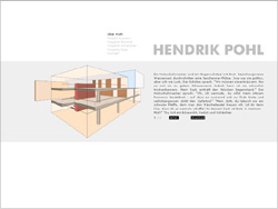 Webdesign und CMS-Umsetzung f&uuml;r Hendrik Pohl, Architekt aus M&uuml;nster