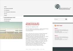 Reiseschiedsstelle - Umsetzung mit Contenido CMS-System