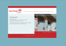 Webdesign f&uuml;r Apotheke am Rathaus, Bielefeld