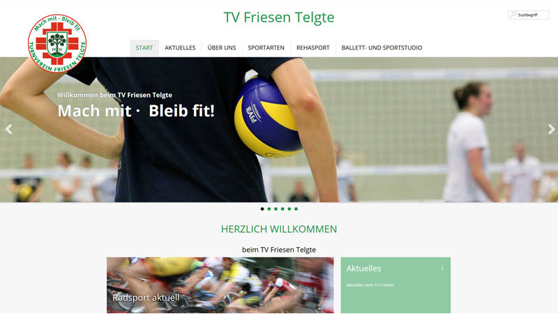 Typo3 & Webdesign TV Friesen Telgte e.V.