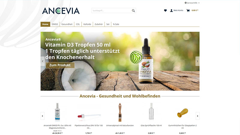 Ancevia - Shopware Online Shop