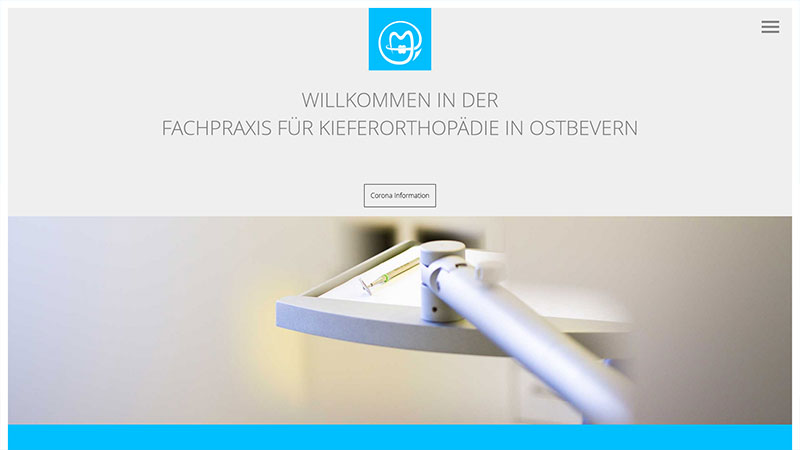 Webdesign & Programmierung für KFO Ostbevern, www.kfo-ostbevern.de