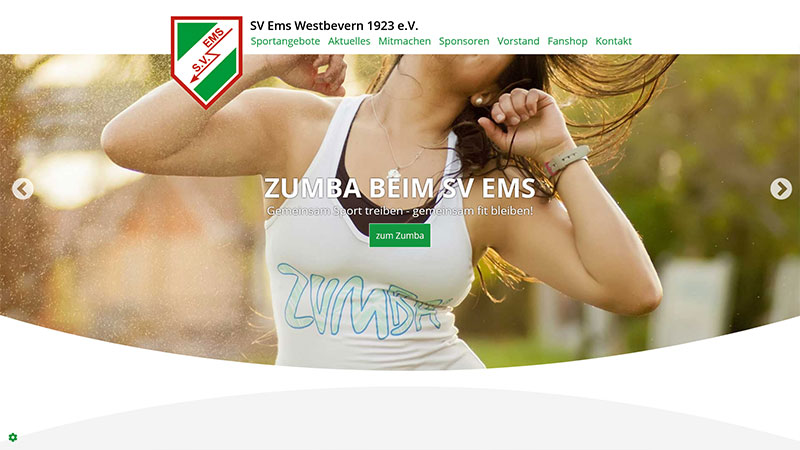 SV Ems Westbevern e.V. - Typo3 Webseite