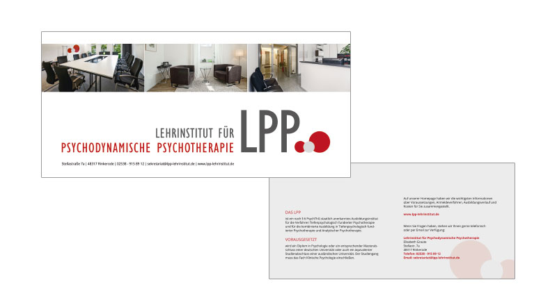 Flyer Lehrinstitut für Psychodynamische Psychotherapie
