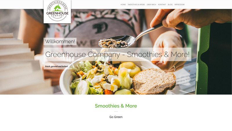 Webdesign & Typo3 für  Greenhouse Company, www.greenhouse-company.de